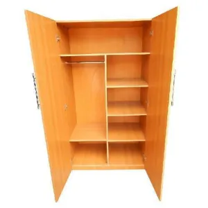 2 Door Partitioned Wardrobe