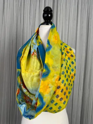 40 inch Reversible Infinity Scarf-J049