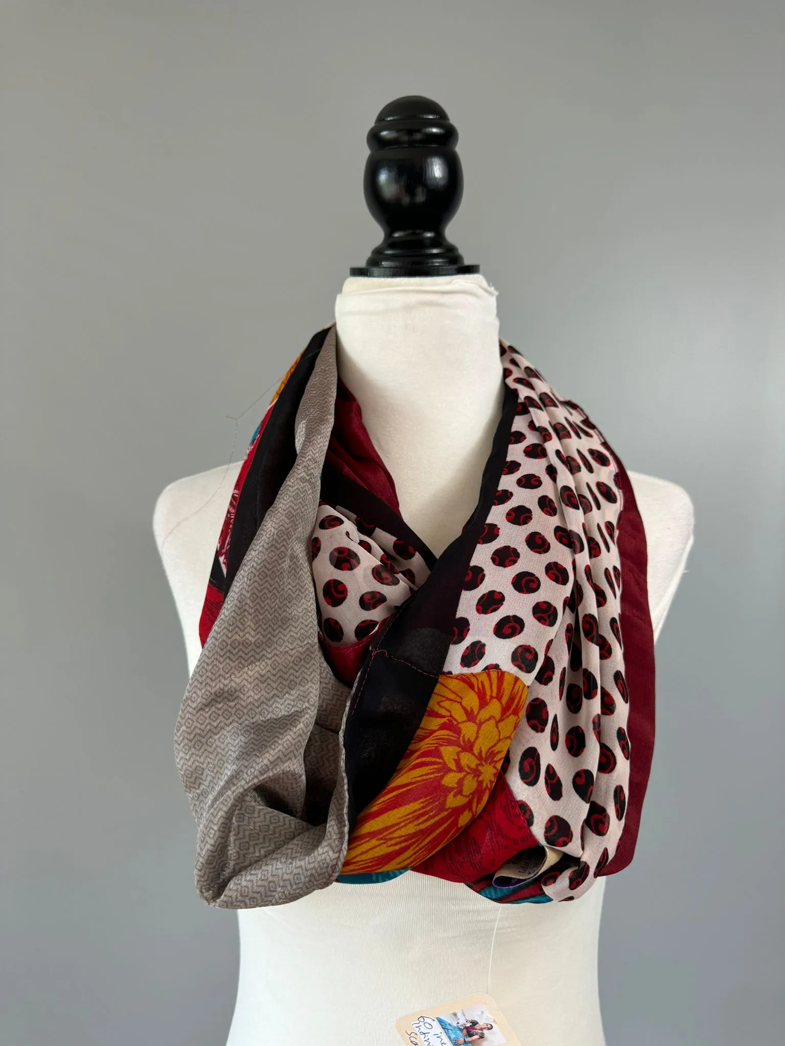 60 inch Reversible Infinity Scarf D05