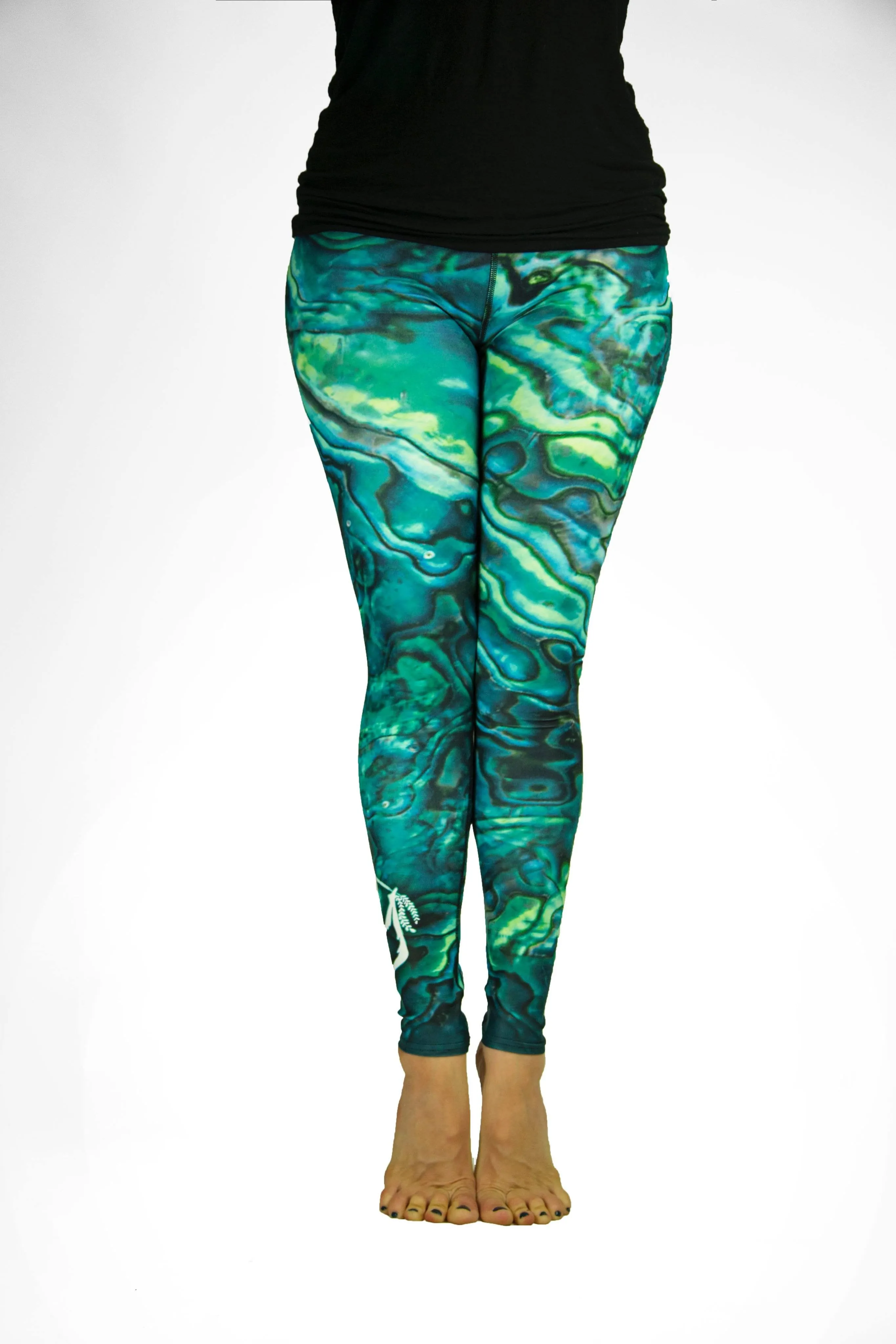 Abalone Obsessed Leggings 'Green'