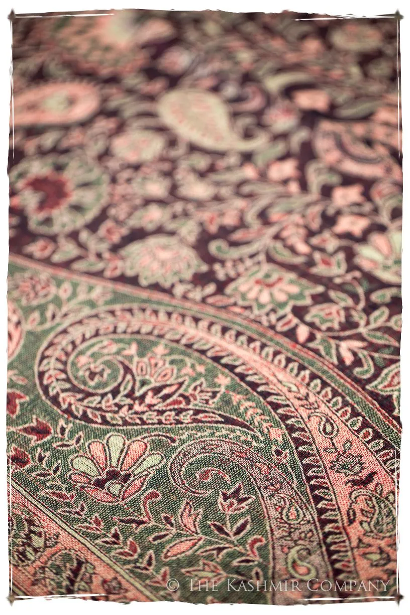 Adriana Paisley Reversible Kashmir Wool Scarf