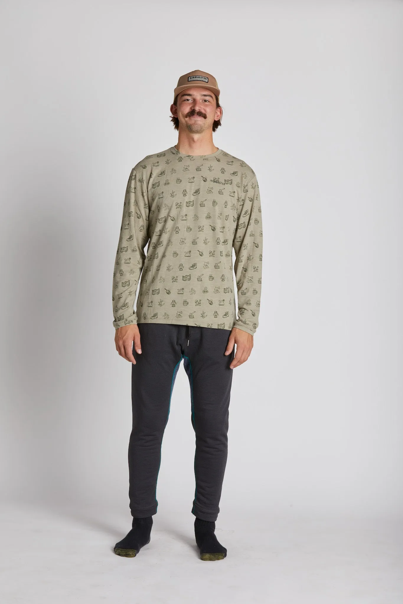 Airblaster EVERYDAY LS TEE - Black - Sale