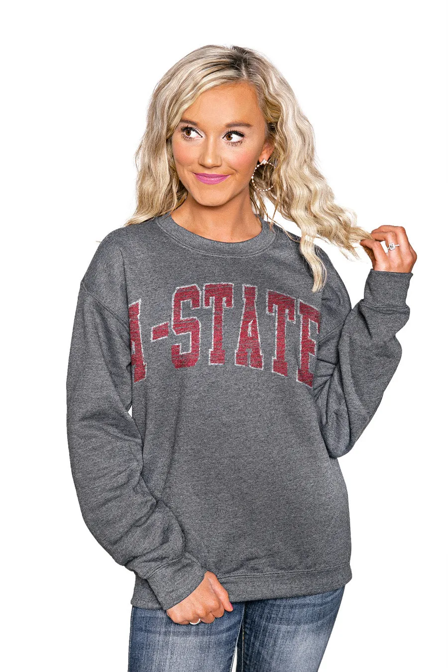 ARKANSAS STATE RED WOLVES "KICKOFF" PERFECT CREW SWEATSHIRT