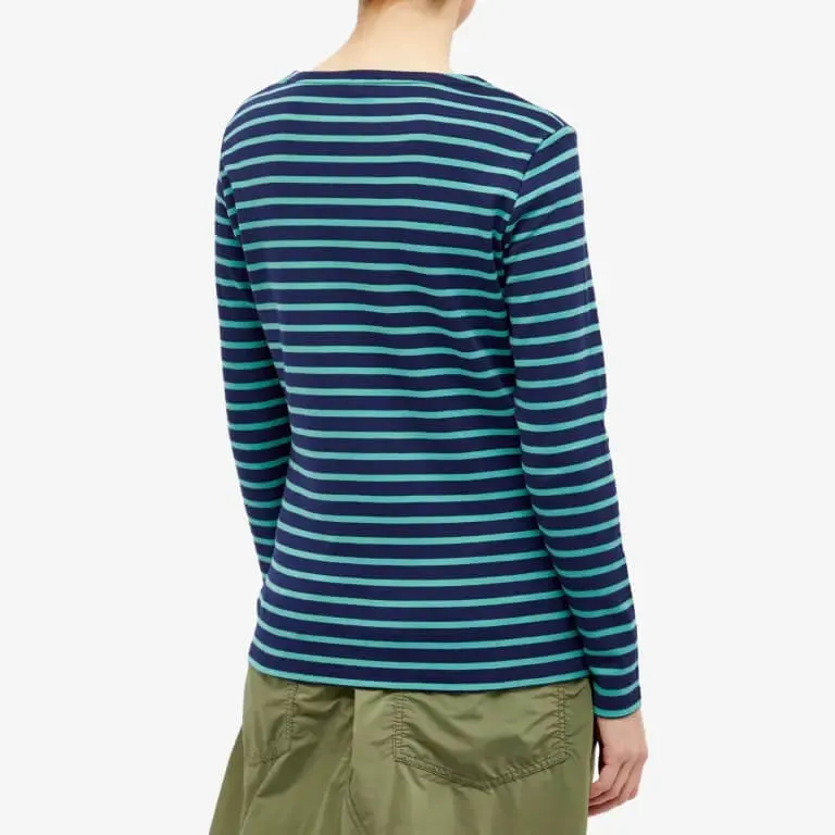 Armor-lux Marinière Heritage long sleeve T-shirt, navy/green