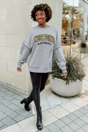 ARMY BLACK KNIGHTS COMPETITIVE EDGE JEWEL TRIM SLEEVE FLEECE PULLOVER