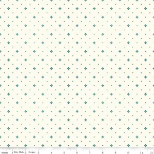 Arrival of Winter Ditsy Cream Yardage by Sandy Gervais | Riley Blake Designs