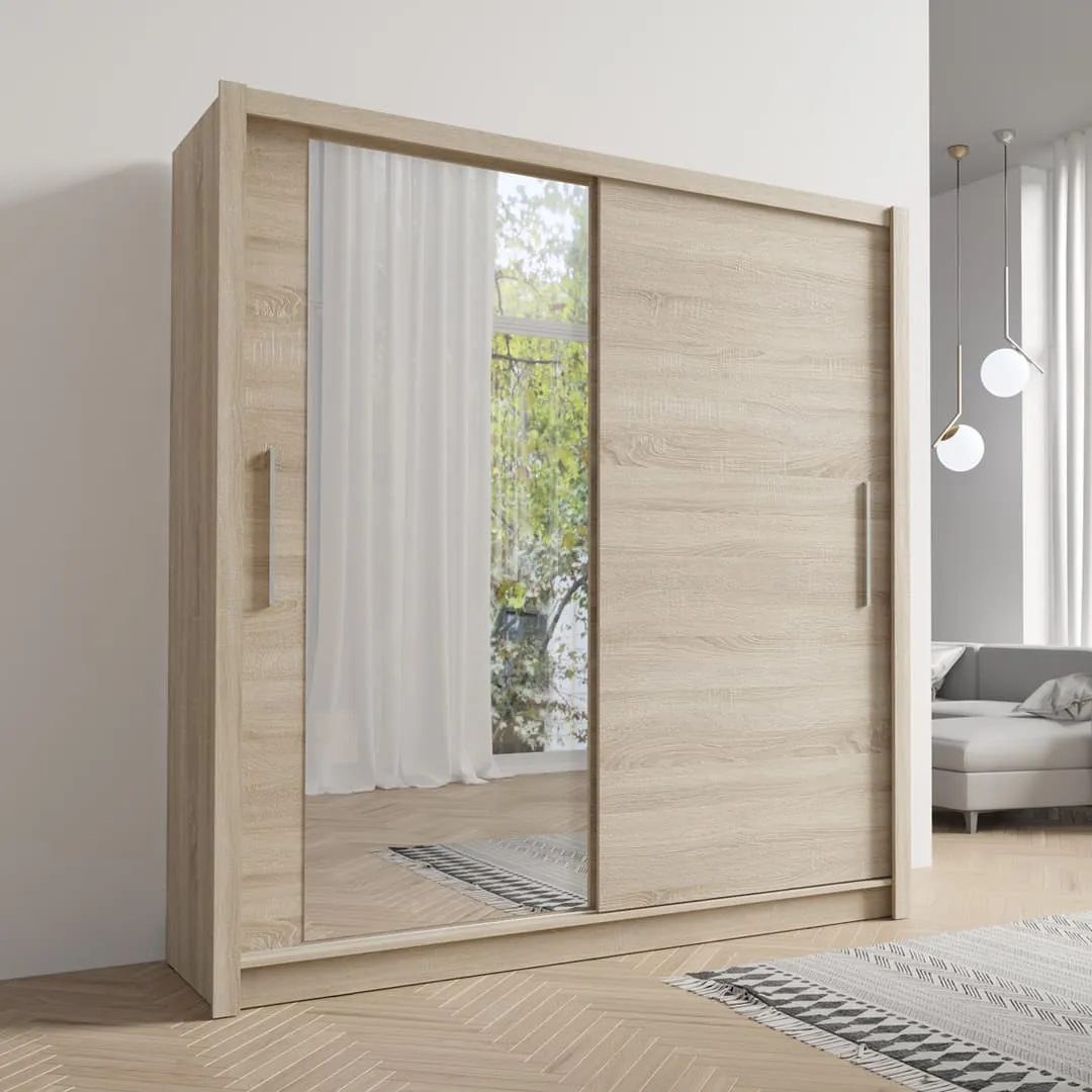 Baku 12 Sliding Door Wardrobe 205cm