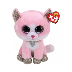 Beanie Boos Medium Fiona Cat Pink