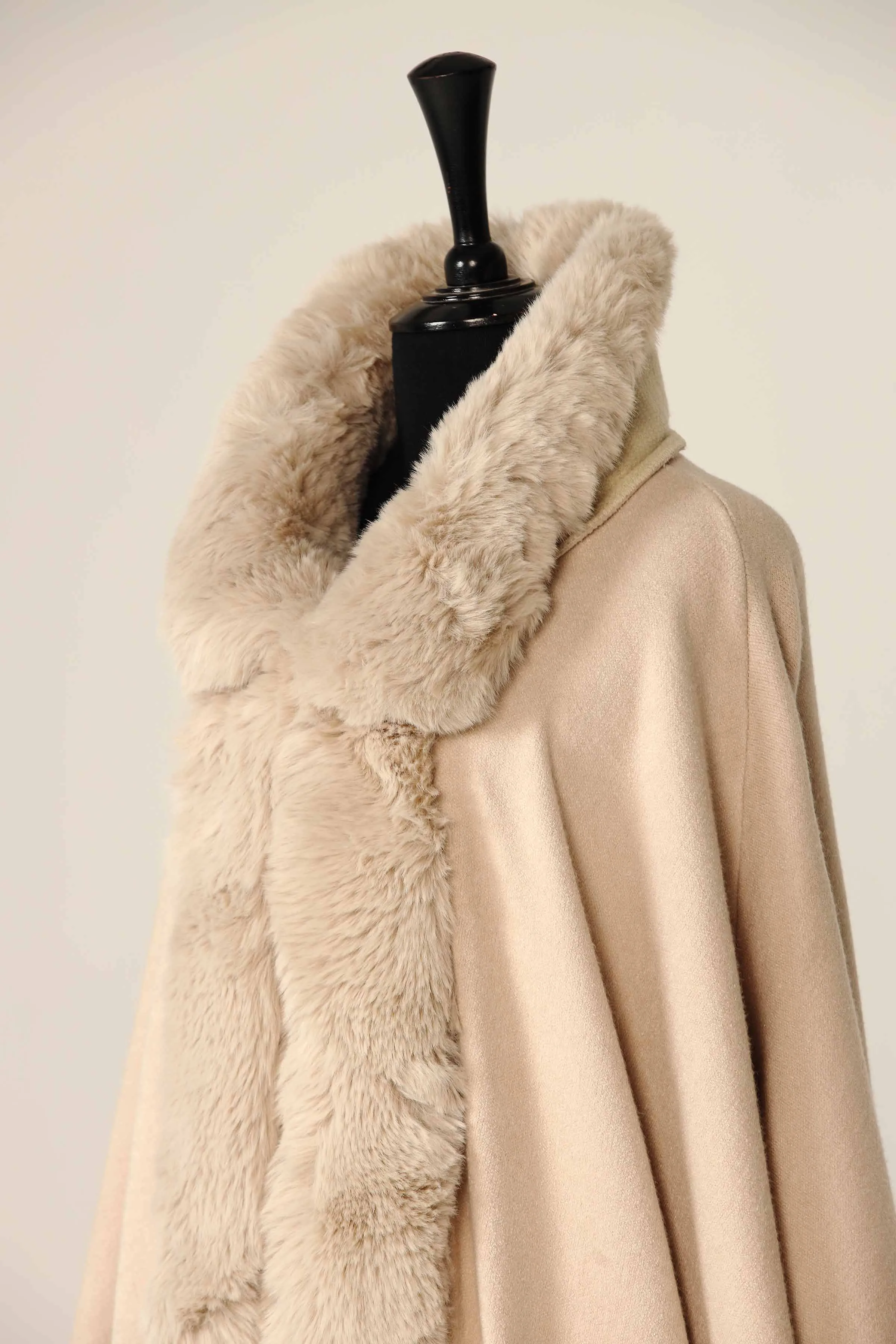 Beige Cape Shawl-438022118