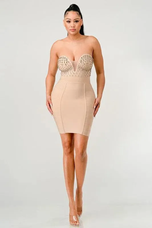 Betting on You Embellished Dress