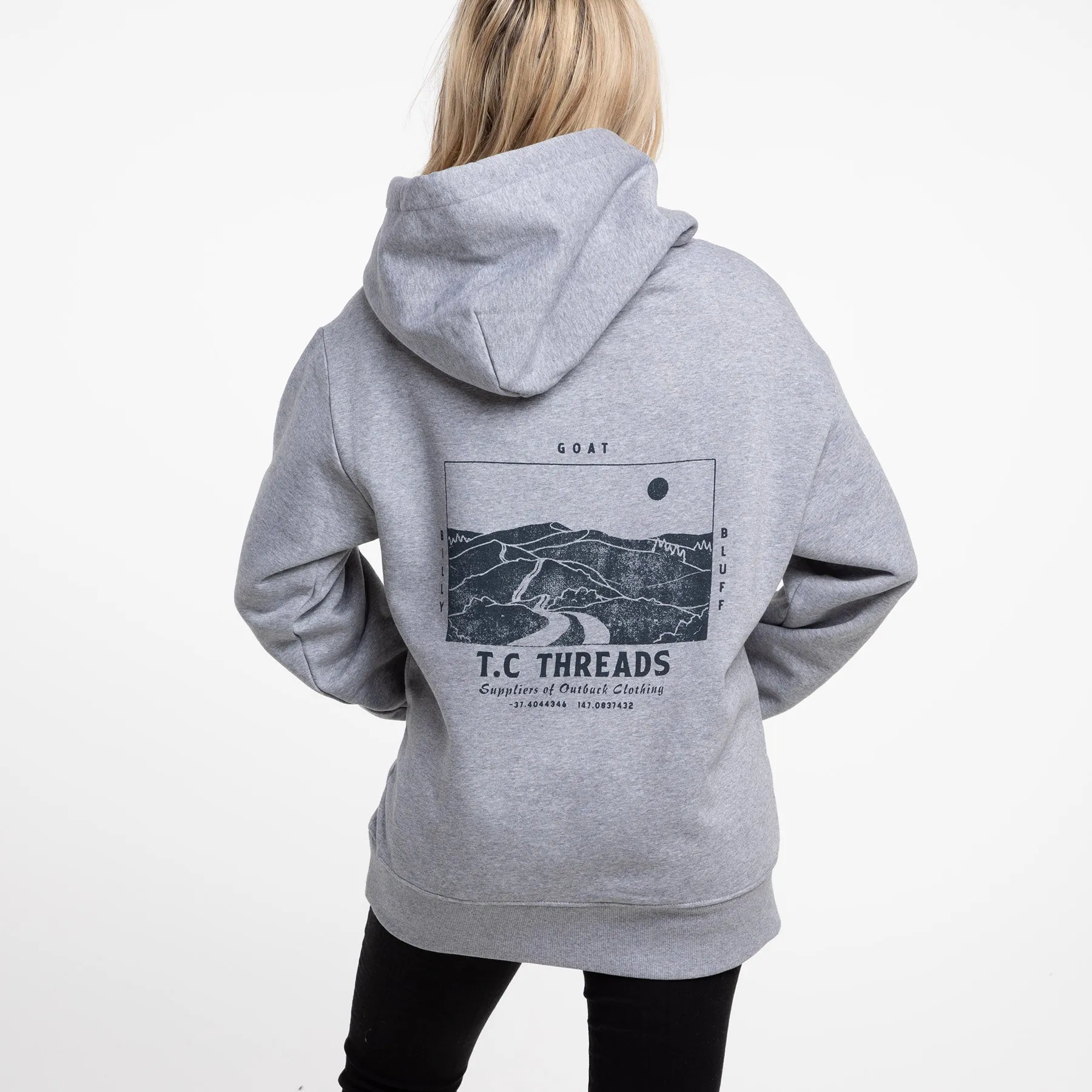 Billy Goat Bluff Hoodie - Grey