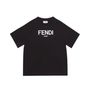 Black Short Sleeve Tee with Logo