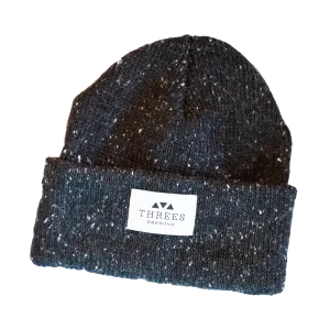 Black Tweed Beanie