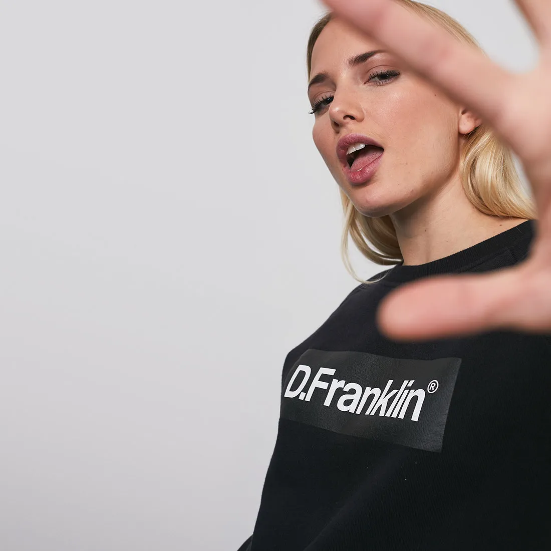 Black / White Rec Sweatshirt - Black