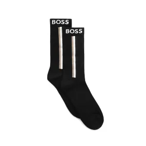BOSS RS Rib Iconic CC Sock in Black