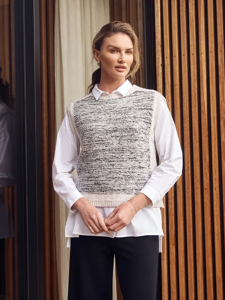 Boucle Pull Over Knit
