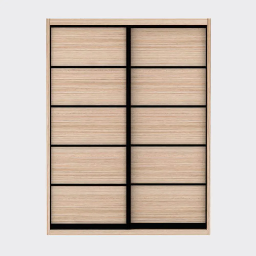 Bronx Modular Wardrobe (Light Oak)