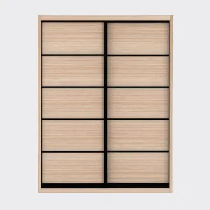 Bronx Modular Wardrobe (Light Oak)