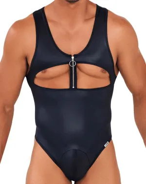 Candyman 99728 Work-n-out Bodysuit Black
