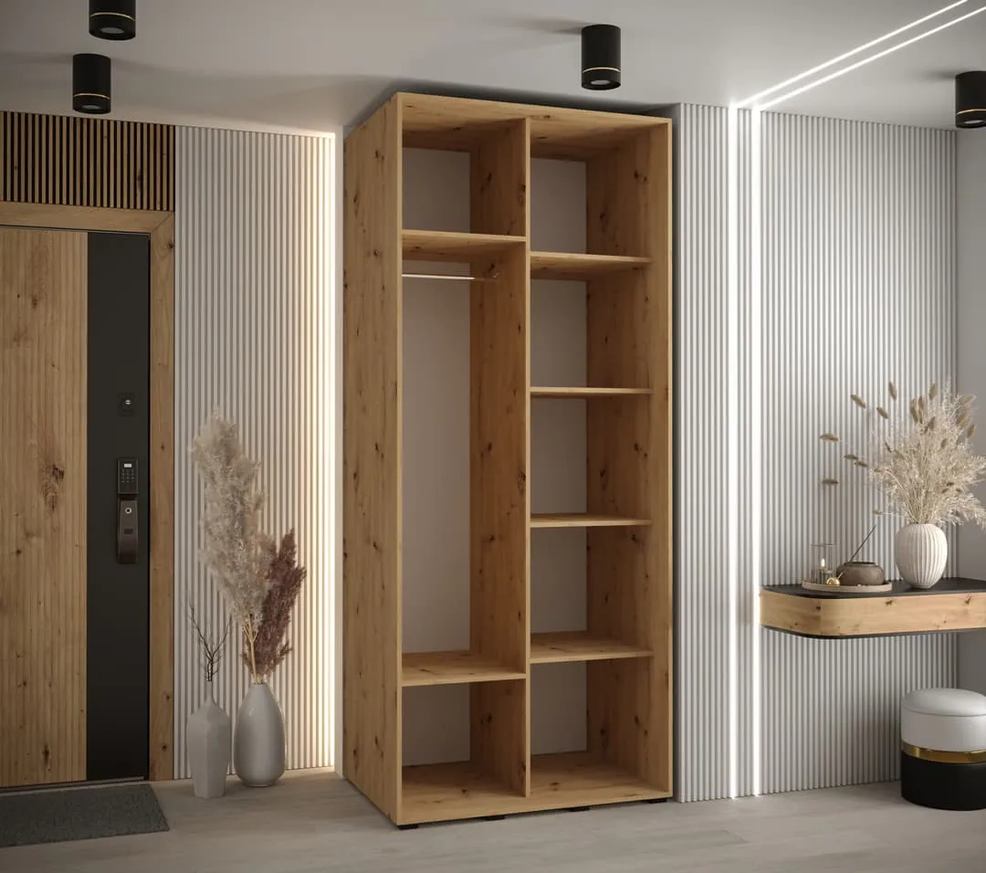 Cannes II Sliding Door Wardrobe 120cm