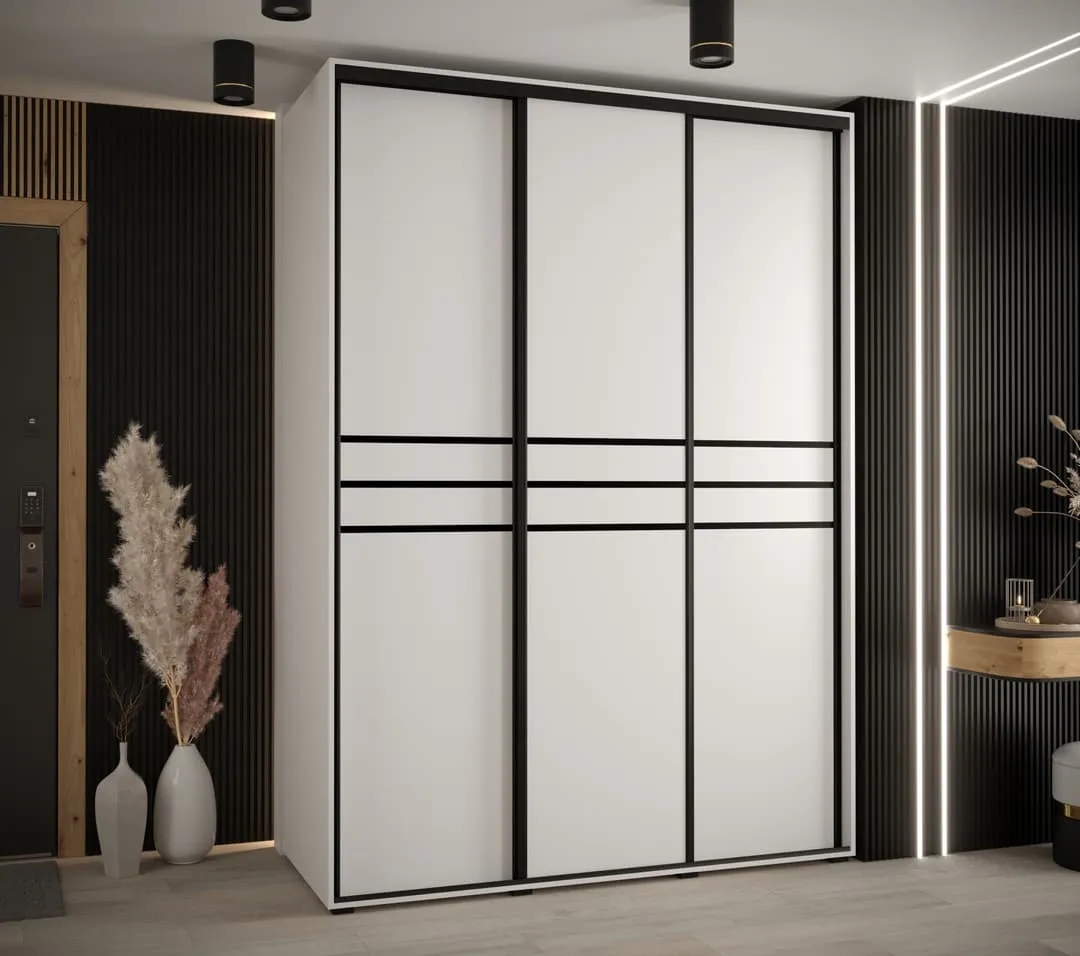Cannes X Sliding Door Wardrobe 180cm