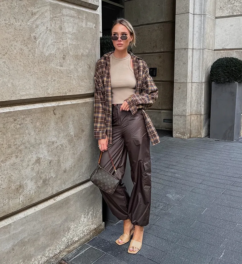 Causal Street Vintage Retro Check Shirt