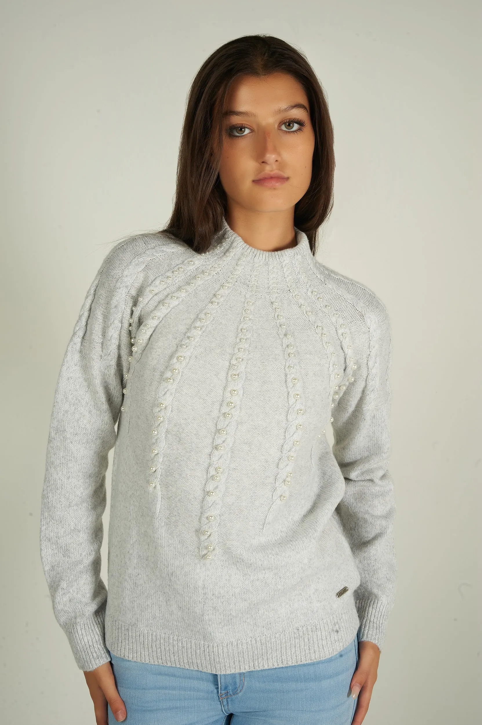 Chandail avec perles - ASTREE - (E-C1)