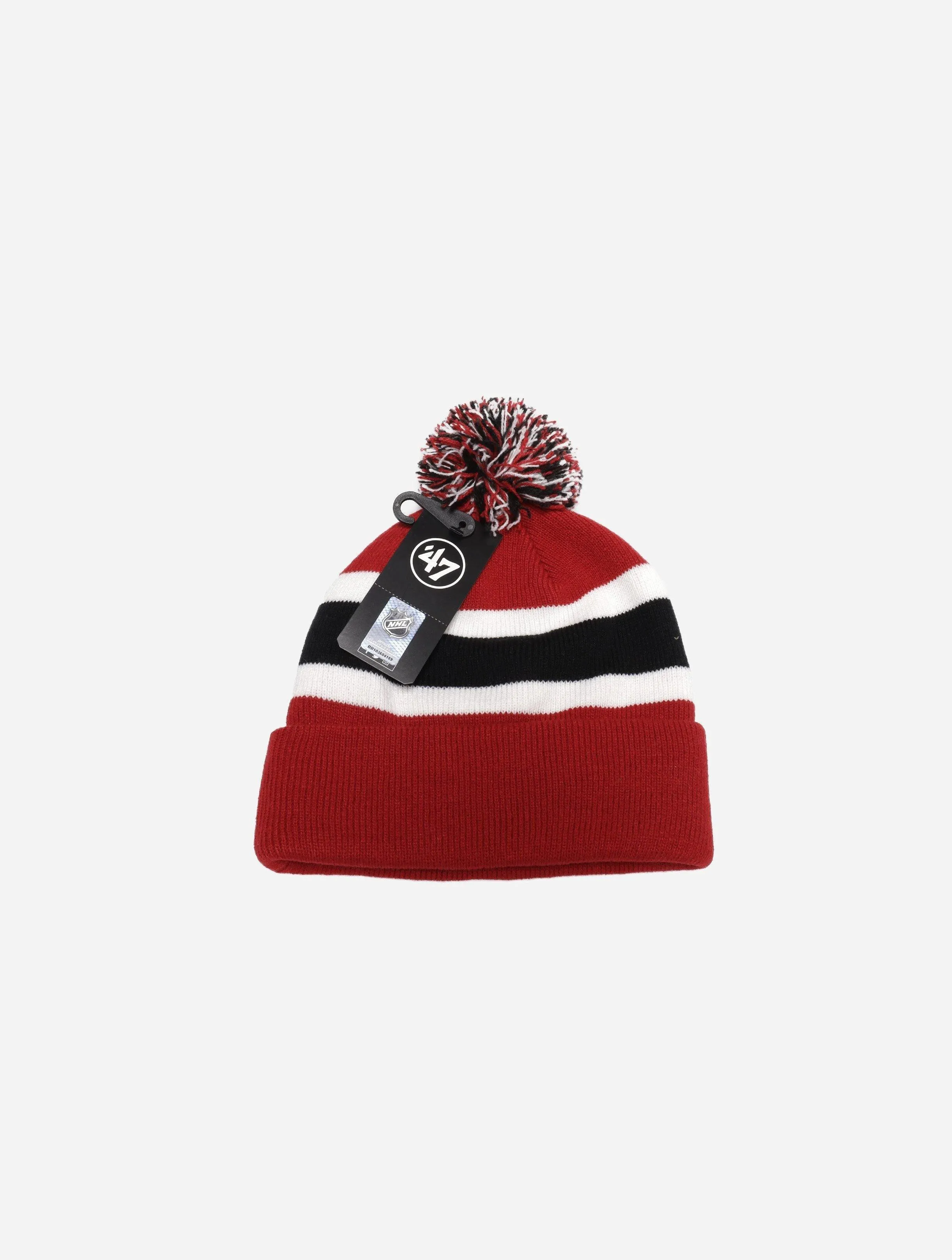 Chicago Blackhawks Breakaway Cuff Knit Pom Beanie