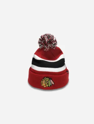 Chicago Blackhawks Breakaway Cuff Knit Pom Beanie