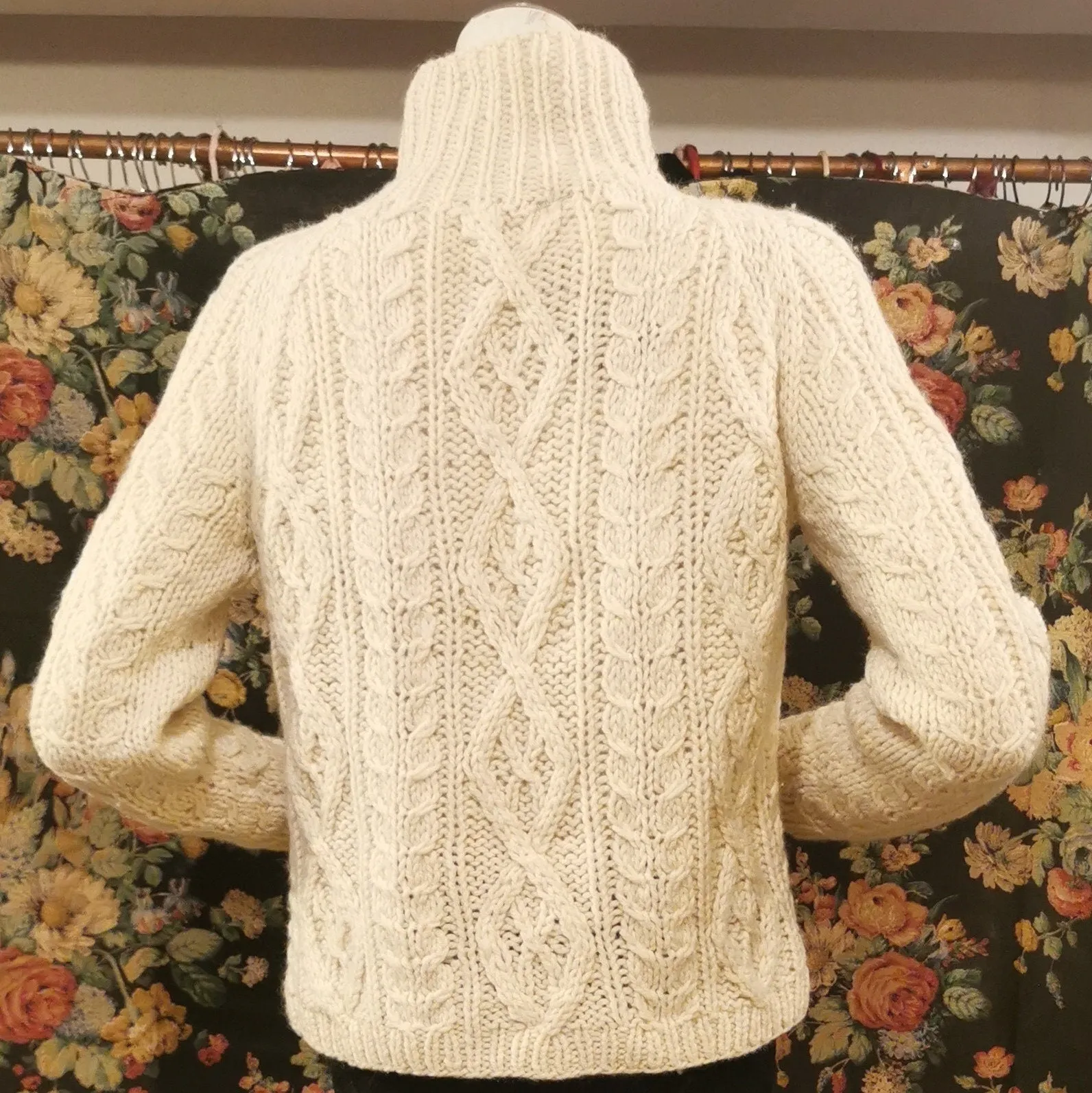 Classic Aran knit jumper