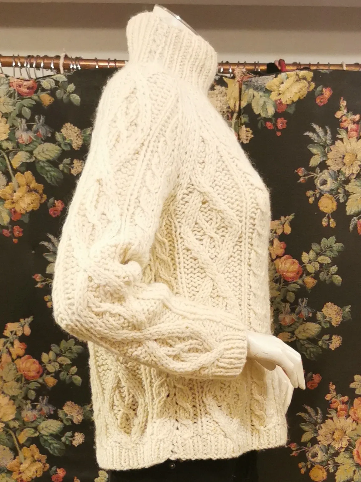 Classic Aran knit jumper
