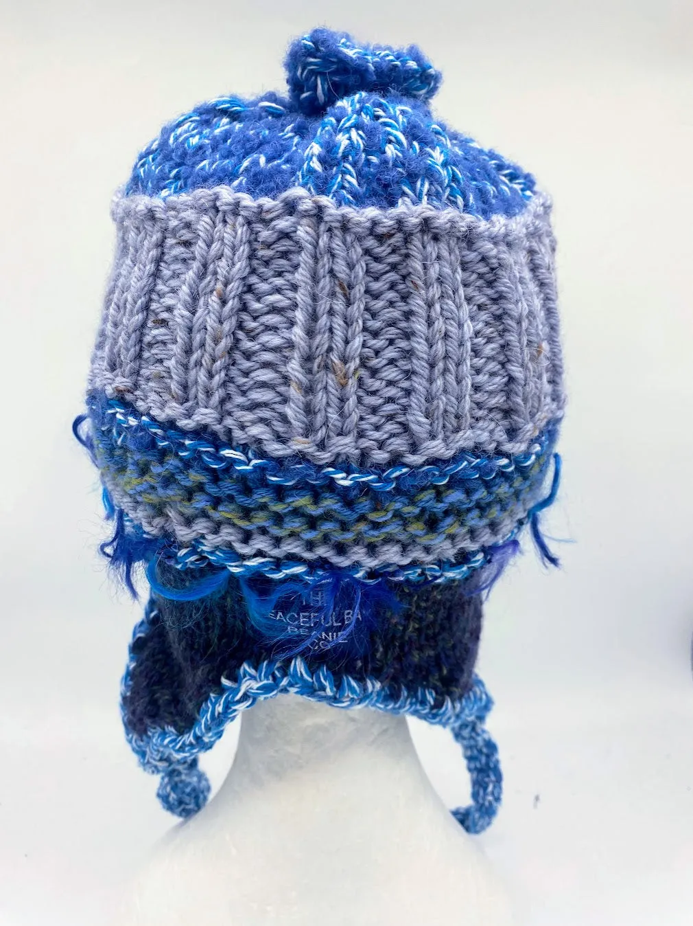 COASTAL BEANIE -Blues-Medium/Large