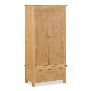 Cotswold Oak Double Wardrobe