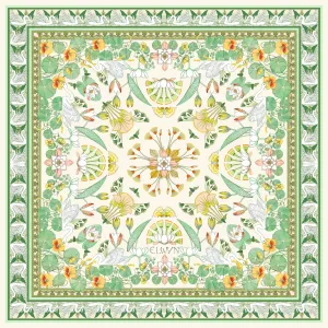 Cotton-Silk Lily Life Scarf