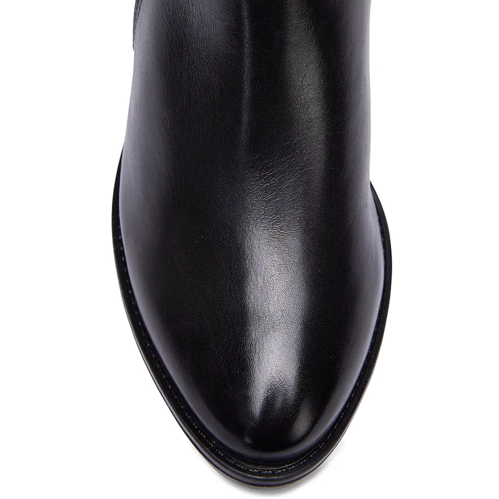 Duncan Boot in Black Leather