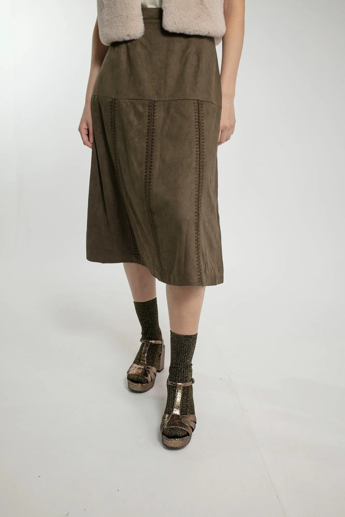 ELISA SKIRT IN KHAKI