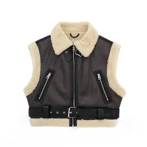 Fashionkova Dailynn Sleeveless Vest Jacket