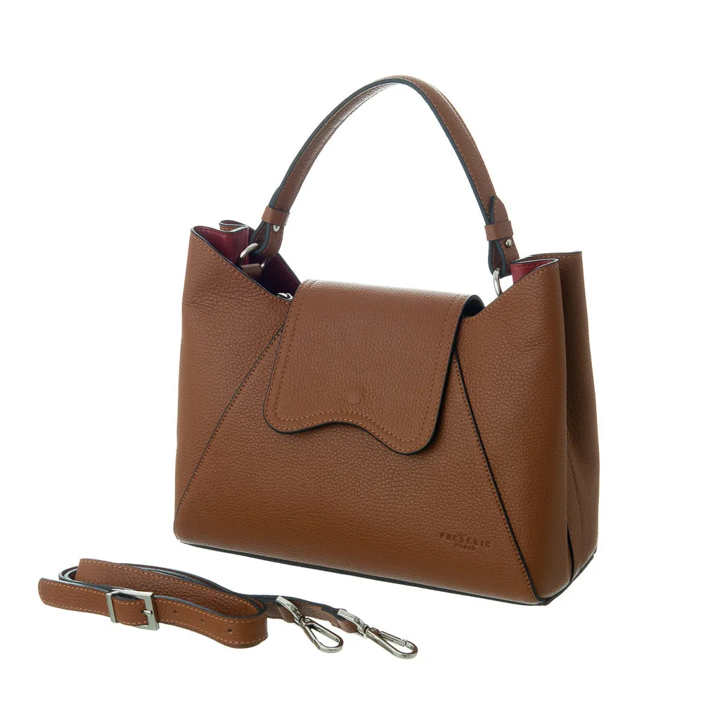 Frederic Paris Brown Handbag
