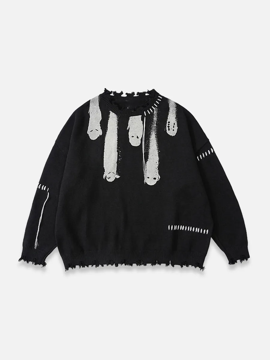 GHOST KNIT SWEATER