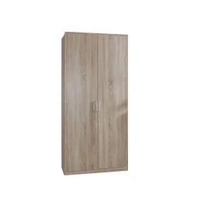 Grain Oak 2 Door  Wardrobe
