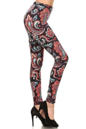 Graphic Foliage Leggings