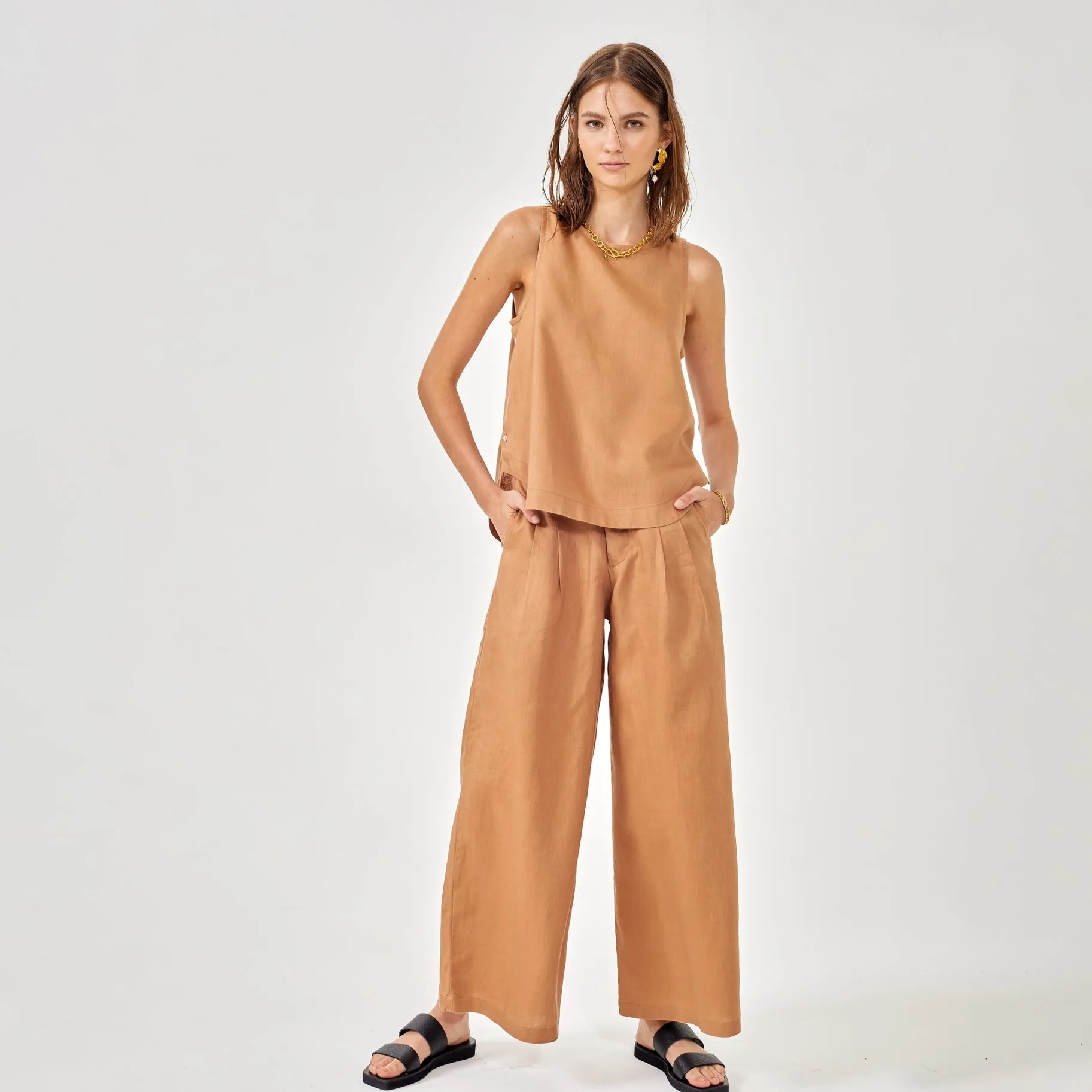 Halo Linen Top