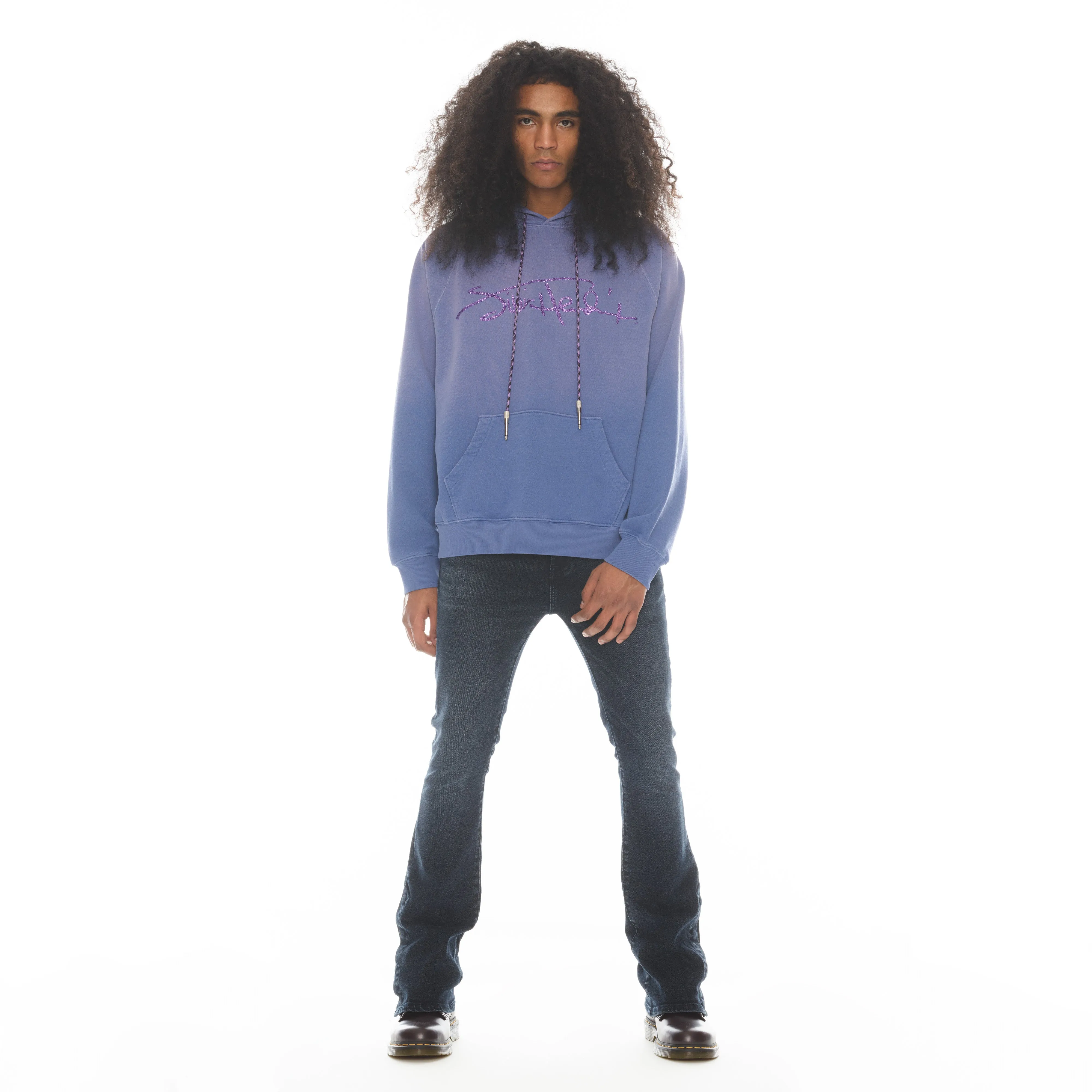 HENDRIX PULLOVER SWEATSHIRT IN PURPLE