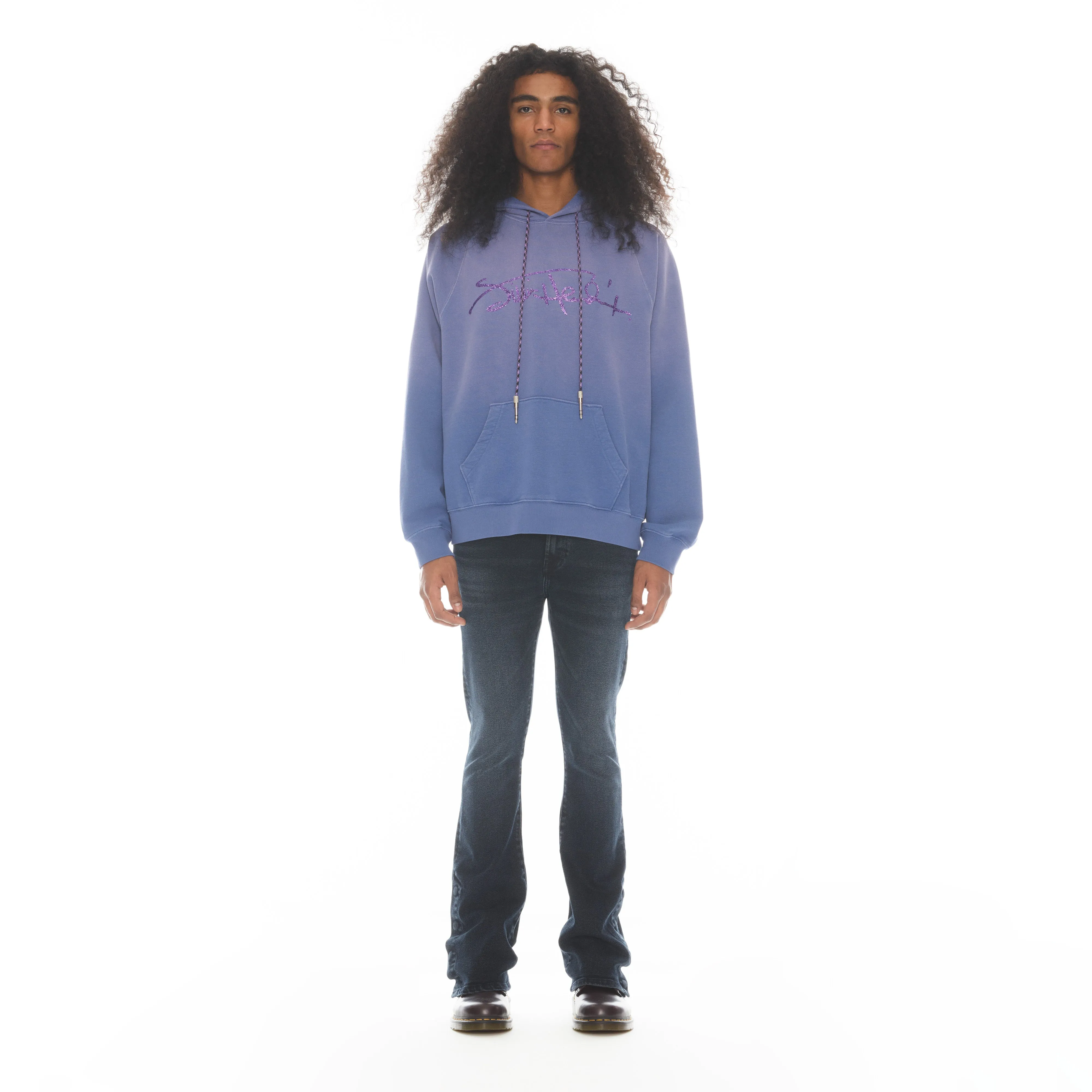 HENDRIX PULLOVER SWEATSHIRT IN PURPLE