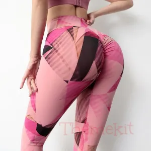 High Waist Tie-dye Quick-drying Yoga Leggings