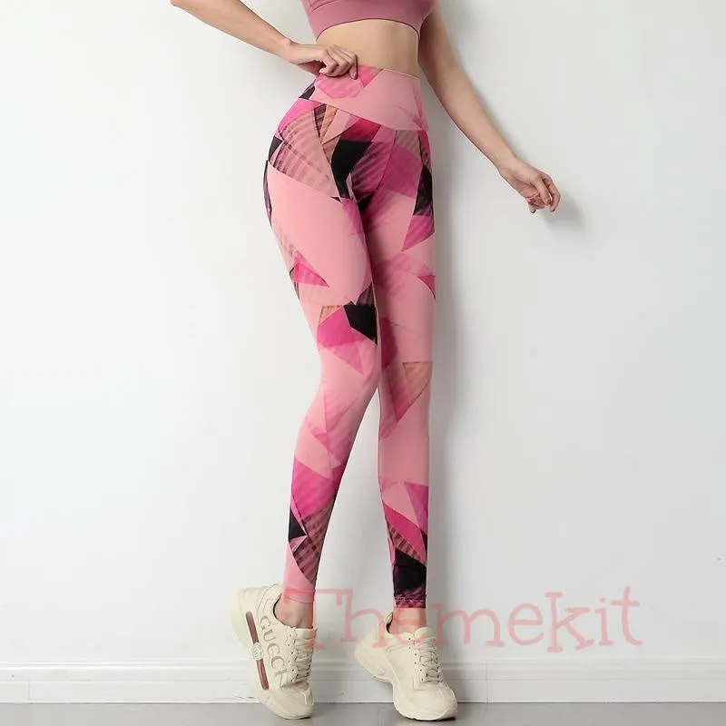 High Waist Tie-dye Quick-drying Yoga Leggings