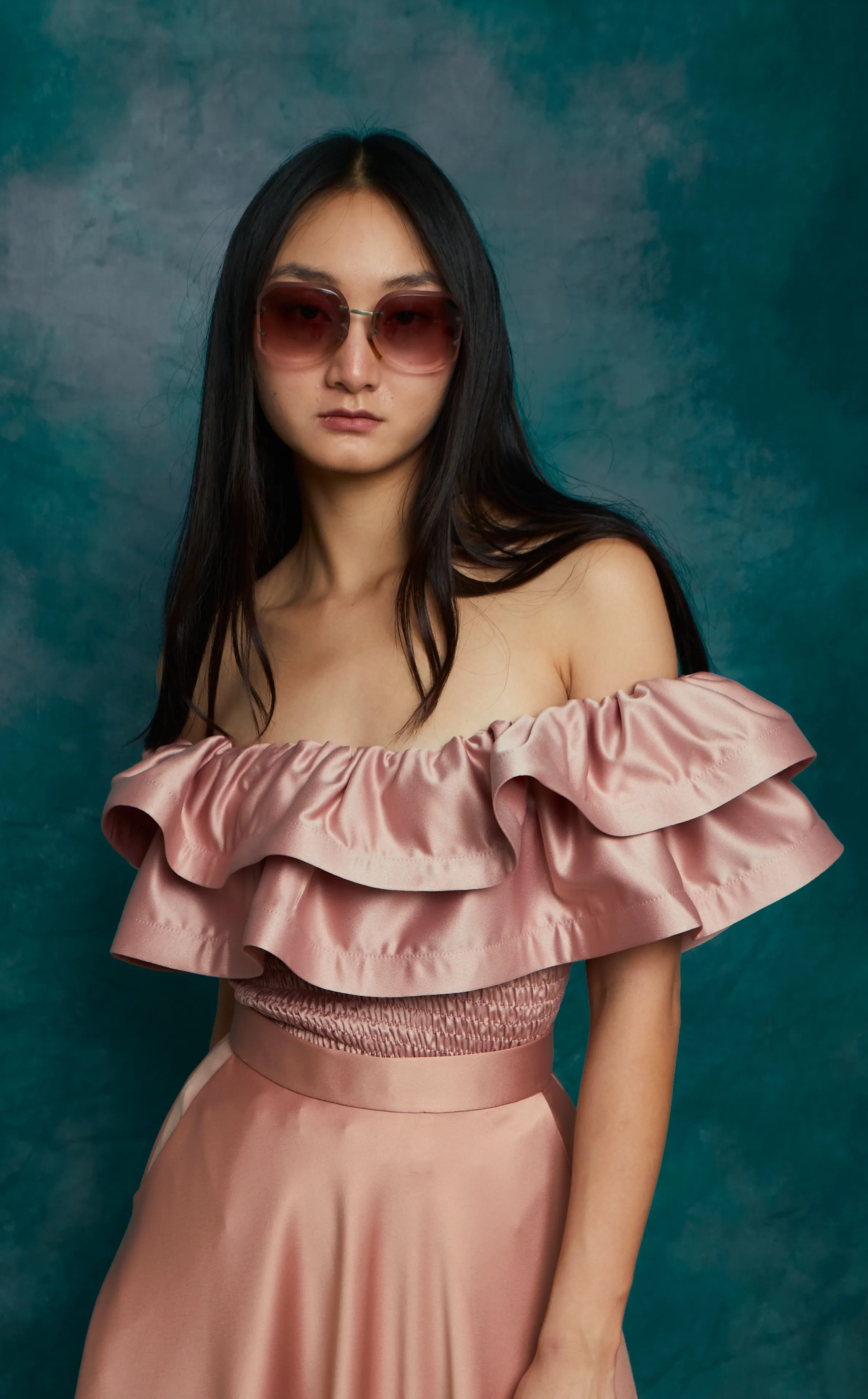 IBIZA TOP -  DUSTY ROSE