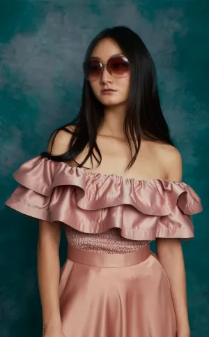 IBIZA TOP -  DUSTY ROSE