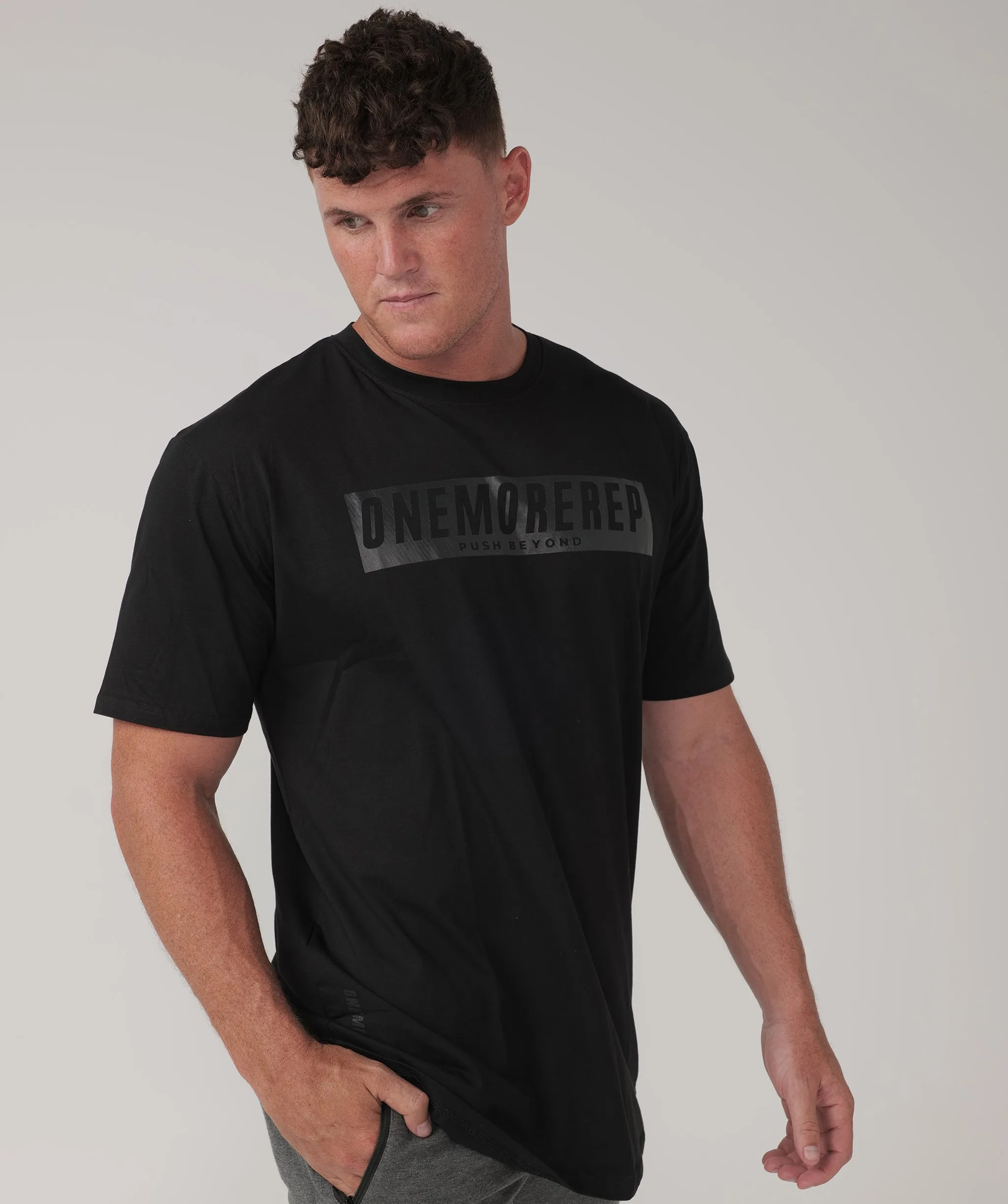 Iconic Block Tee Black