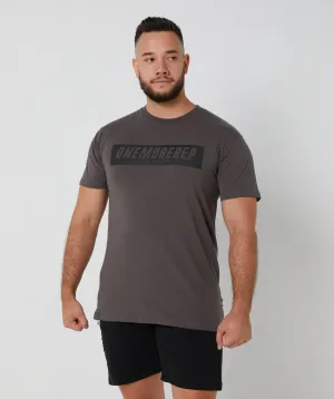 Iconic Block Tee Charcoal